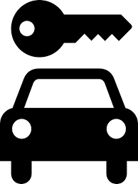 Icon for rental car service